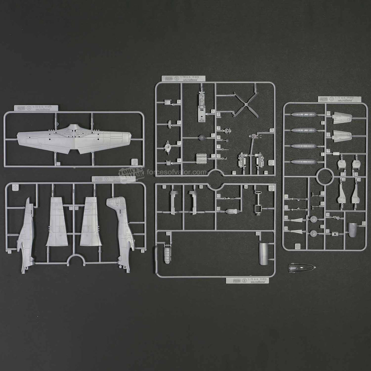 U.S. P-51D Mustang Great Britian Jan 1945 1:72 | 873010A | Waltersons