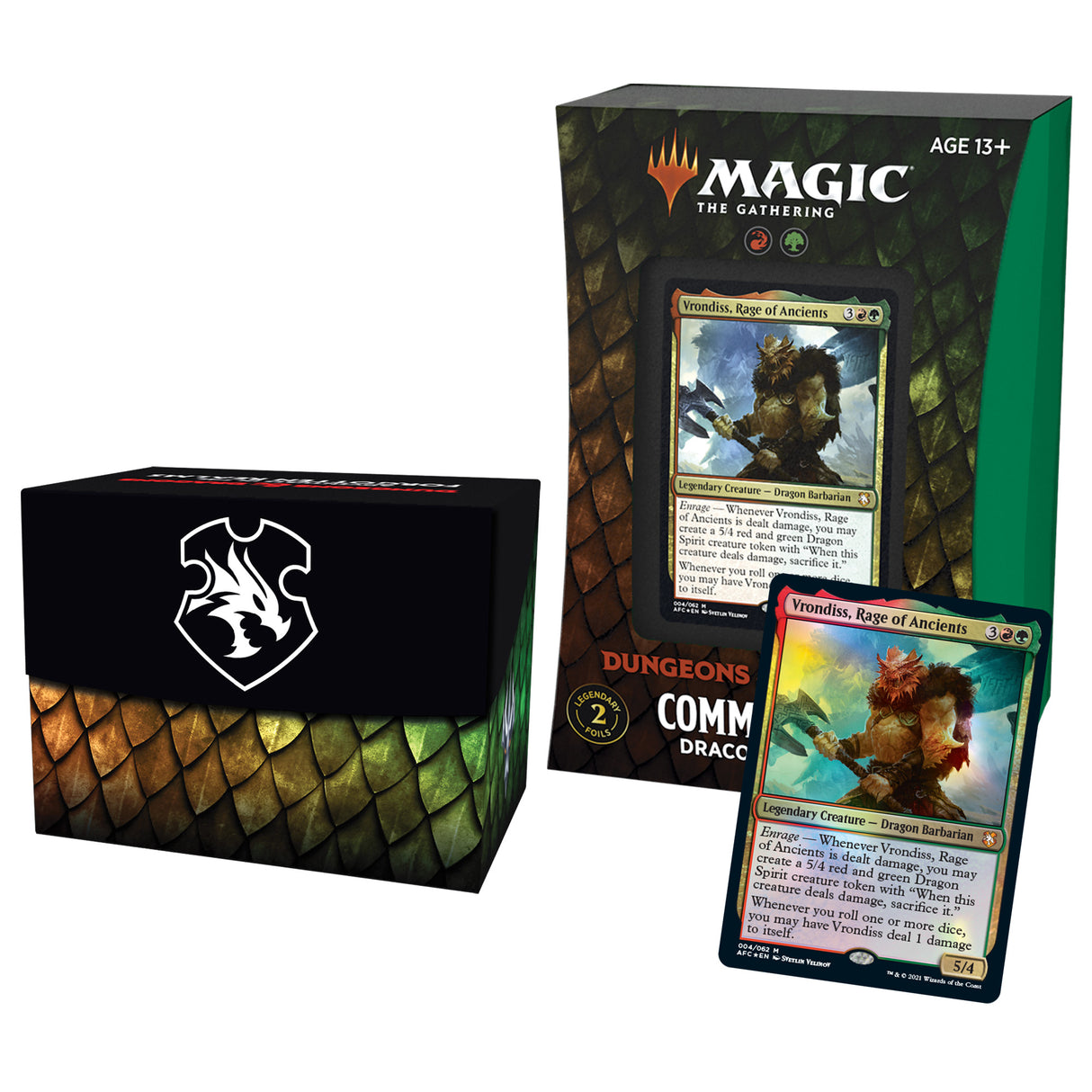 Magic: The Gathering deck box and card featuring Vrondliss, Rage of Ancients for C87490000
