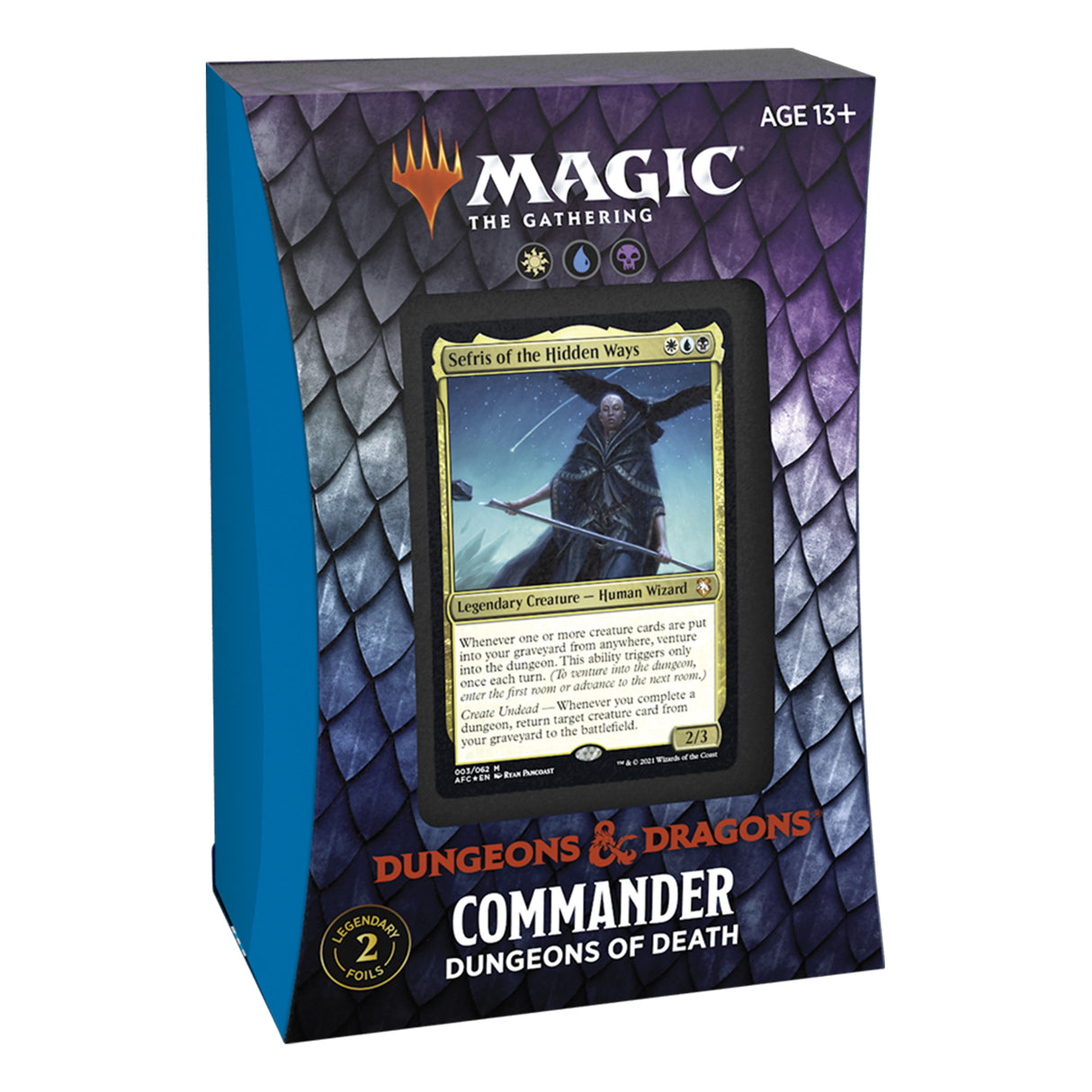Magic: The Gathering Commander deck box featuring Sefris of the Hidden Ways for C87490000