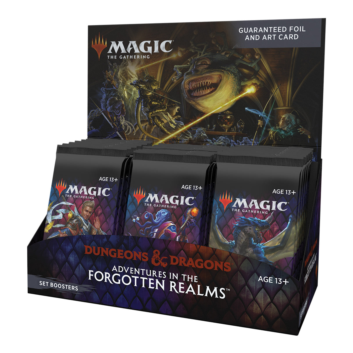 Magic: The Gathering set boosters for Adventures in the Forgotten Realms for C87550000, package view, product view 1