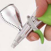 Hair styling gun with adjustable nozzle for various spray patterns for Grex Tritium.TG3