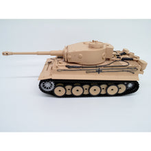 Tan scale model of a Tiger I tank, ready for action for IMEX TAG12010