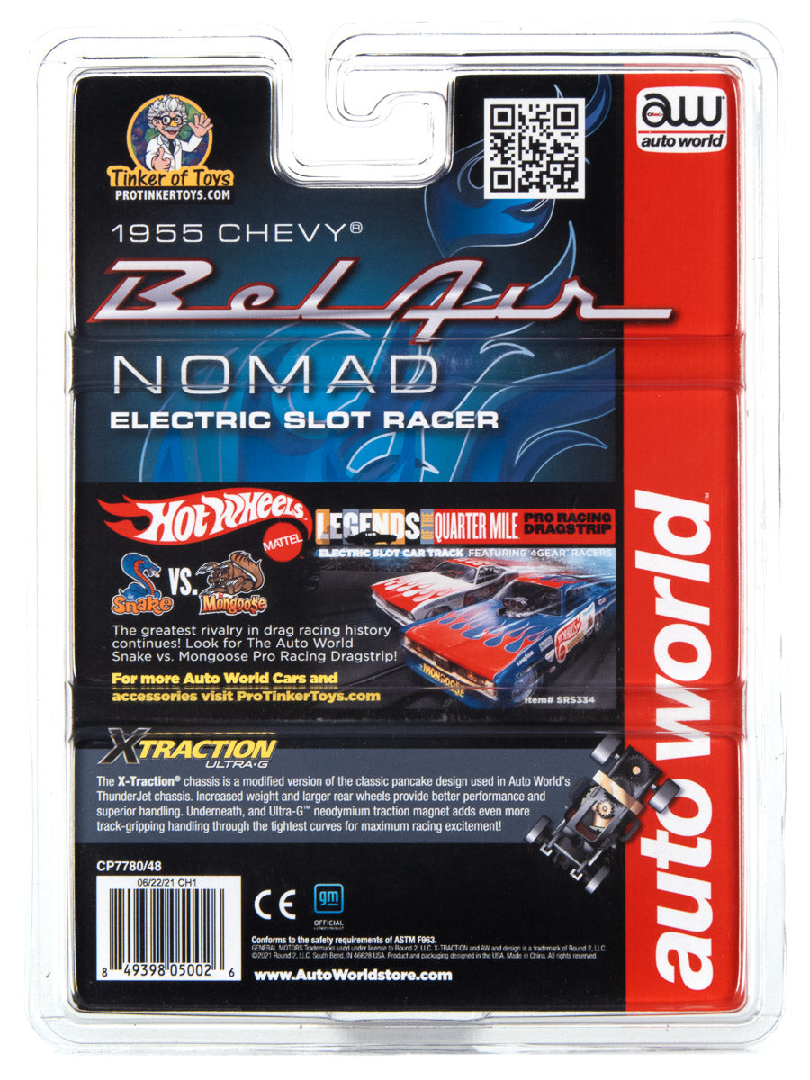 1955 Chevy Nomad electric slot car set from Auto World for CP7780