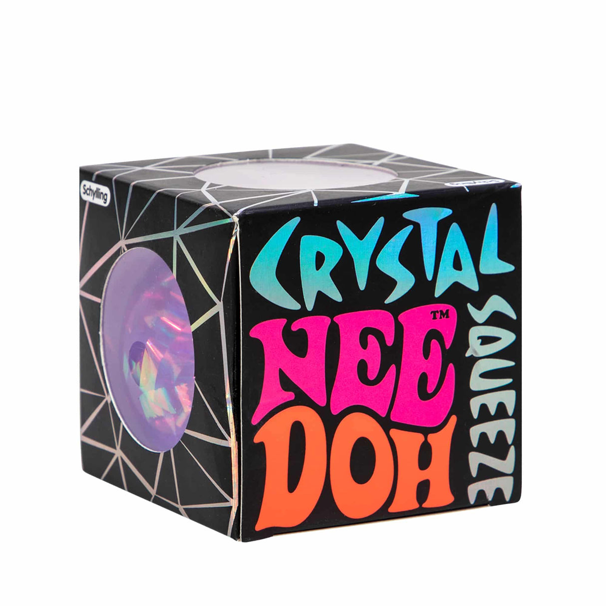 Box packaging for Crystal Nee Doh sensory putty for Schylling CSB