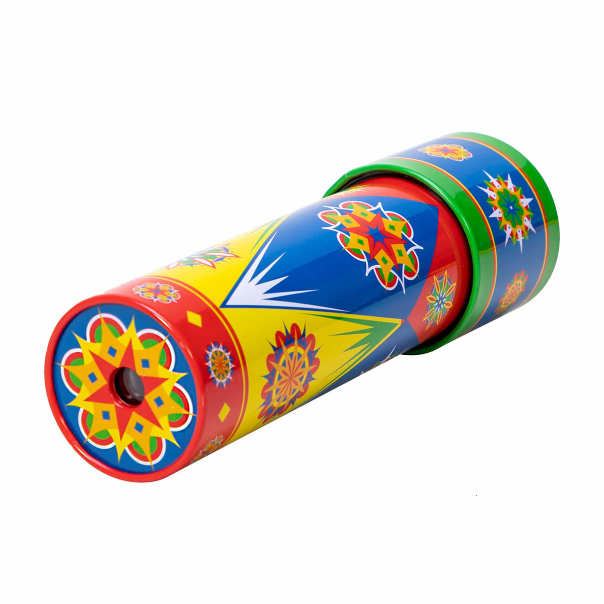 Colorful, classic tin kaleidoscope toy for Schylling CTK