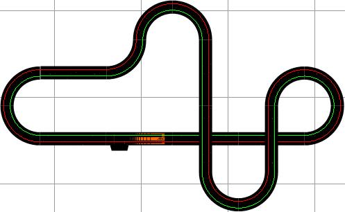 Track Only Layouts Black Track HO Scale | Assorted Sizes | Auto World Track