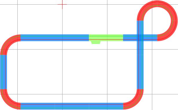 Track Only Layouts Black Track HO Scale | Assorted Sizes | Auto World Track