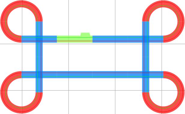 Track Only Layouts Black Track HO Scale | Assorted Sizes | Auto World Track