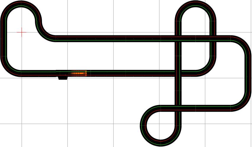 Track Only Layouts Black Track HO Scale | Assorted Sizes | Auto World Track