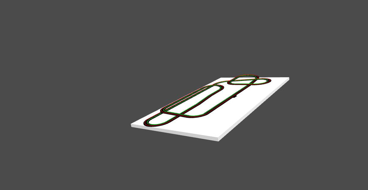 Track Only Layouts Black Track HO Scale | Assorted Sizes | Auto World Track