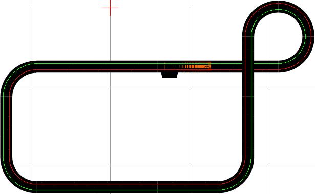 Track Only Layouts Black Track HO Scale | Assorted Sizes | Auto World Track