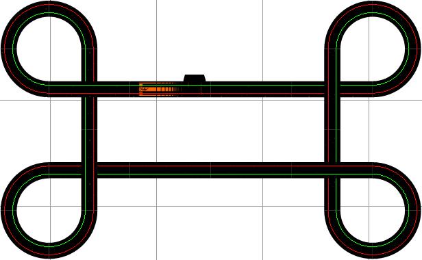 Track Only Layouts Black Track HO Scale | Assorted Sizes | Auto World Track