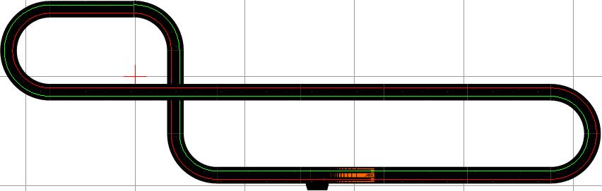 Track Only Layouts Black Track HO Scale | Assorted Sizes | Auto World Track