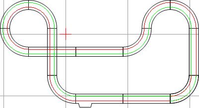 Track Only Layouts Black Track HO Scale | Assorted Sizes | Auto World Track