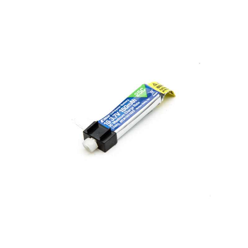 150mAh 1S 3.7V 25C LiPo Battery: PH 1.25 (Ultra Micro) | EFLB1501S25 | E-flite
