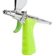 Spray gun with adjustable nozzle, offering fine to wide spray patterns for Grex Tritium.TG3