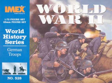 German troops in World War II action diorama set for IMEX 528
