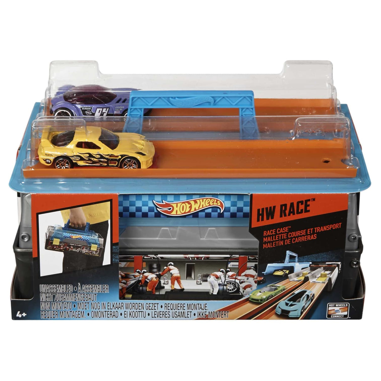 Hot Wheels Race Case Track Set With 2 Cars | CFC81 | Mattel