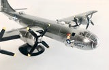 Model B-29 Superfortress bomber on a display stand for Atlantis Model Co ALM208