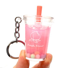 FRUIT BOBA DRINK CHARM | 12042 | BC Mini-BC USA-FRUIT BOBA DRINK CHARM Pink | 12042 | BC Mini-ProTinkerToys