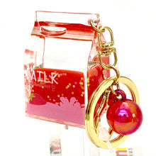 FRUIT MILK KEY CHARM | 12058 | BC Mini-BC USA-FRUIT MILK KEY CHARM Red | 12058 | BC Mini-ProTinkerToys