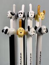 Assortment of dog-shaped gel pens with various designs for BC Mini 22221
