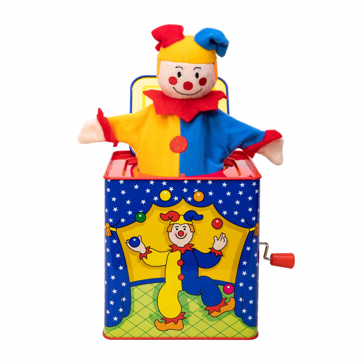 Jester toy box with a clown figure popping out for Schylling JJB