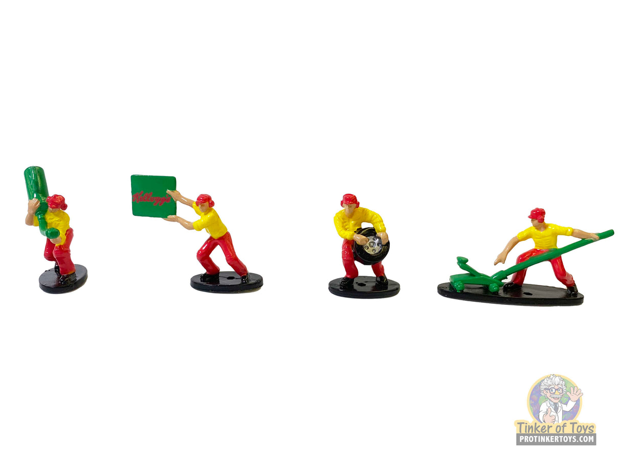NASCAR 4 Person Pit Crew | PITCREW4PER | Tyco HO-American Line-K-Kelloggs-ProTinkerToys