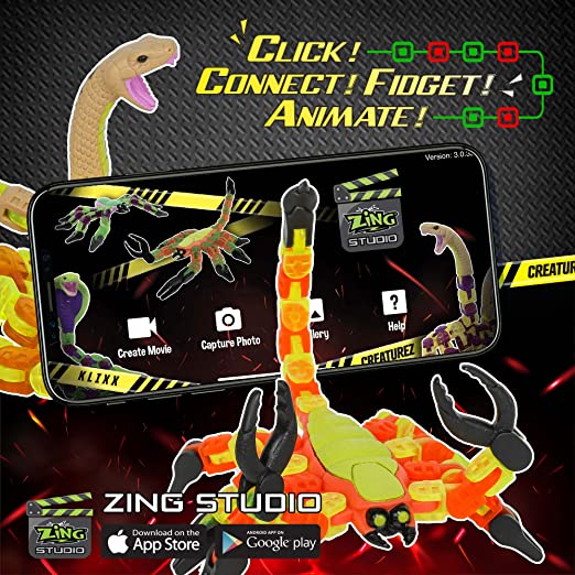 Klixx Creaturez Klixx Insects And Snakes | KX130 | KX160 | StikBot