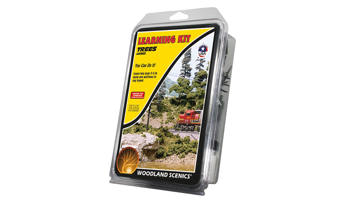 Learning kit for building realistic tree and landscape scenes for WoodLand LK953