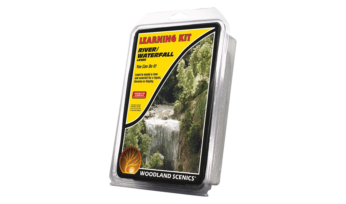 Learning kit for a river/waterfall diorama or display for WoodLand LK955
