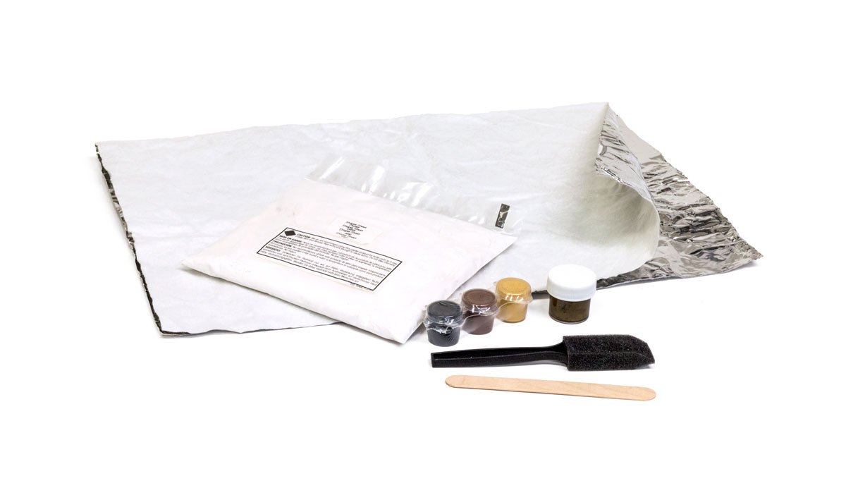 Scenery details learning kit with paints, brushes, and tools for WoodLand LK957