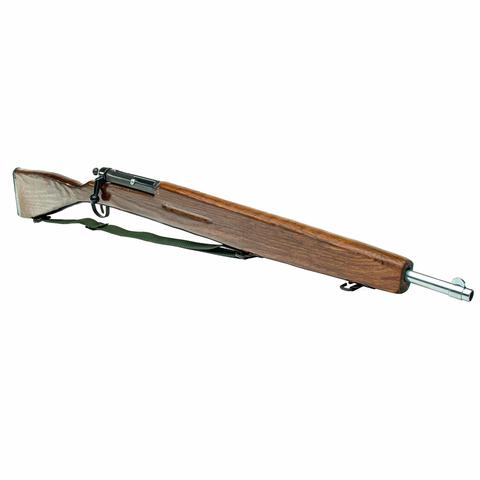 Wooden trainer rifle replica with sling attached for Parris Toys M-30b Trainer Rifle, front view