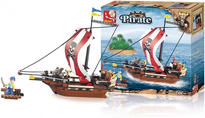 Pirate Ship Building Kit | M38-B0279 | Sluban
