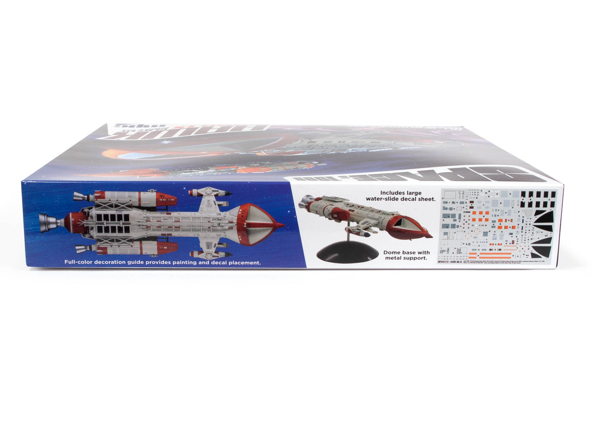 Model kit box showing space fighter and decal sheet for painting for MPC MPC947