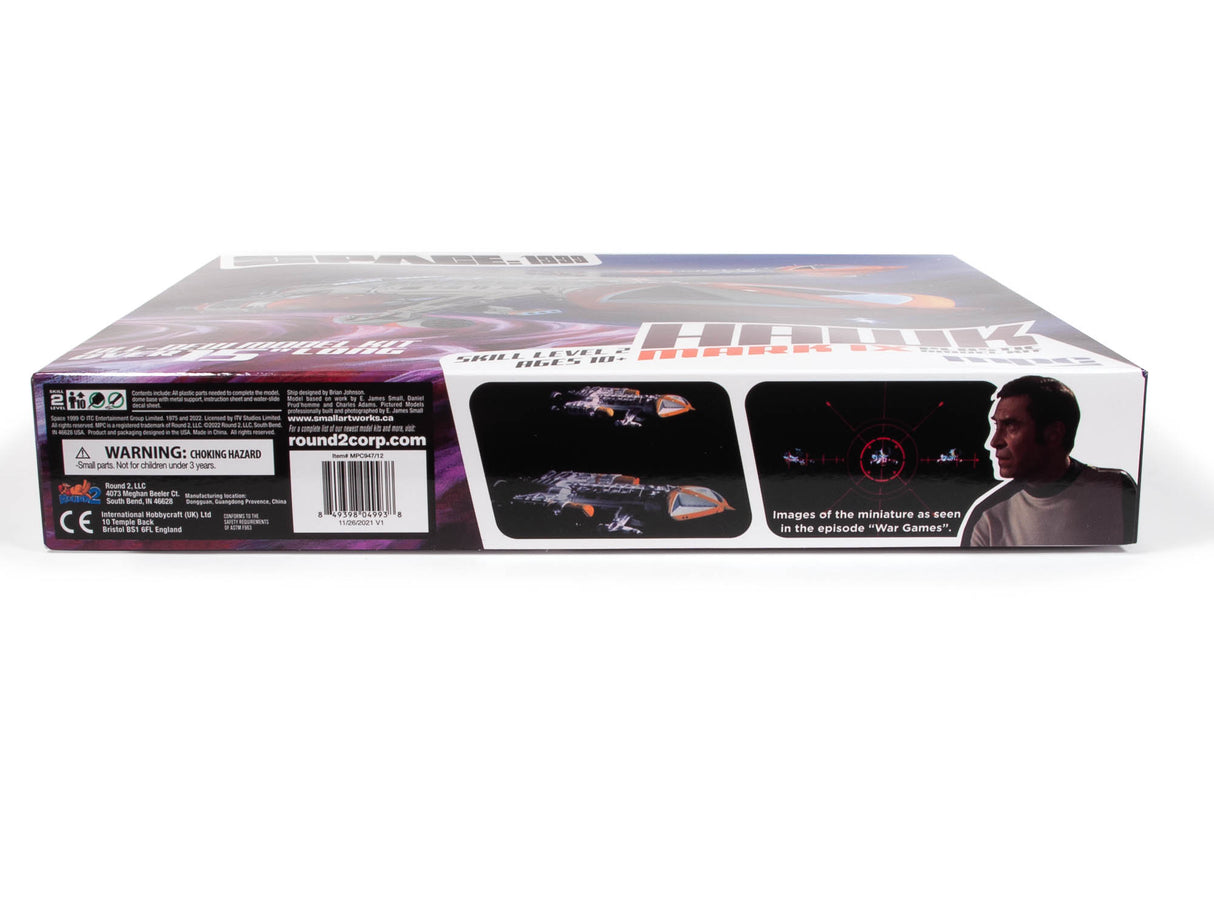 Model kit box art showing a space fighter and a character for MPC MPC947, package view, product view 3