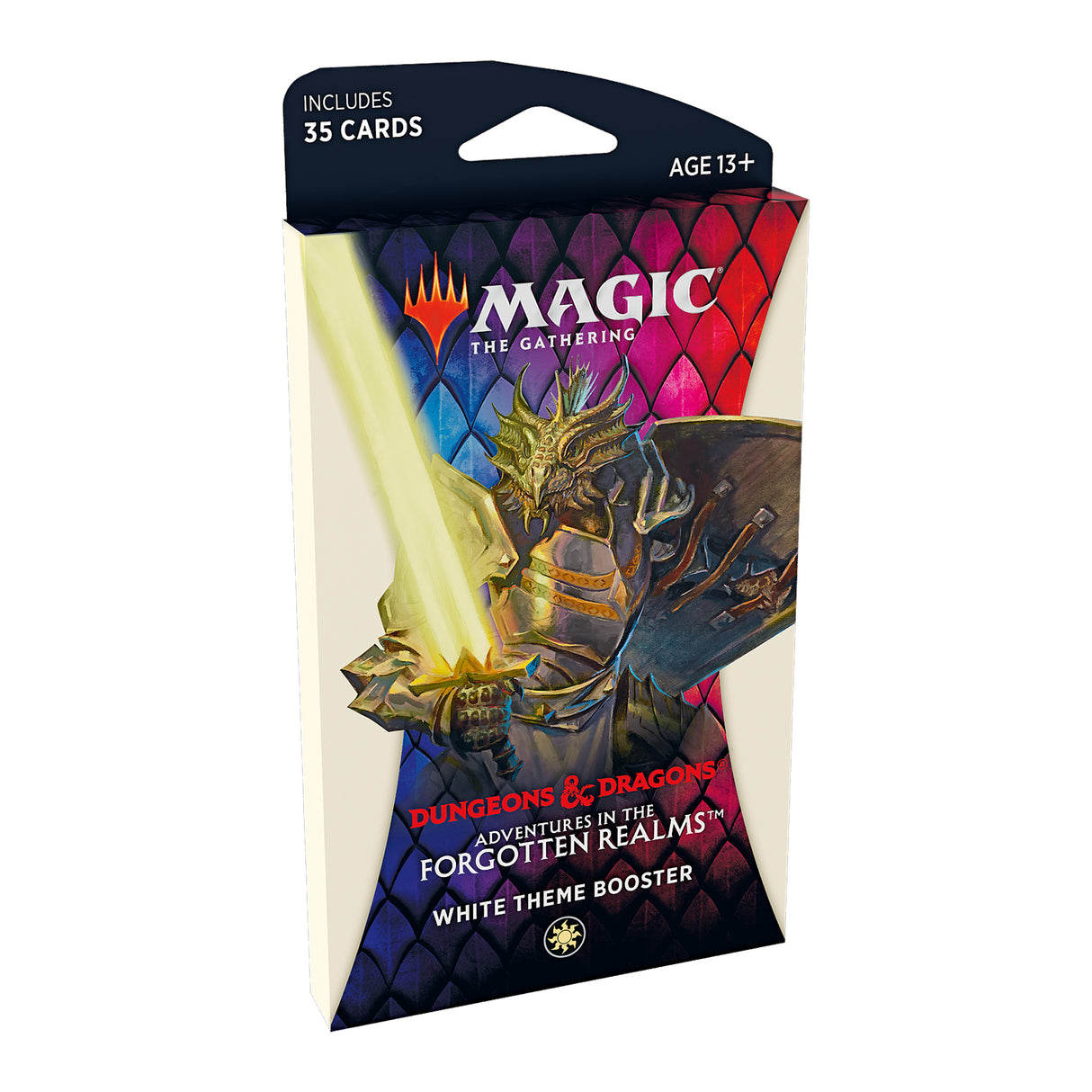 Magic: The Gathering Theme Booster for DandD, featuring a fantasy warrior for C87500000-1