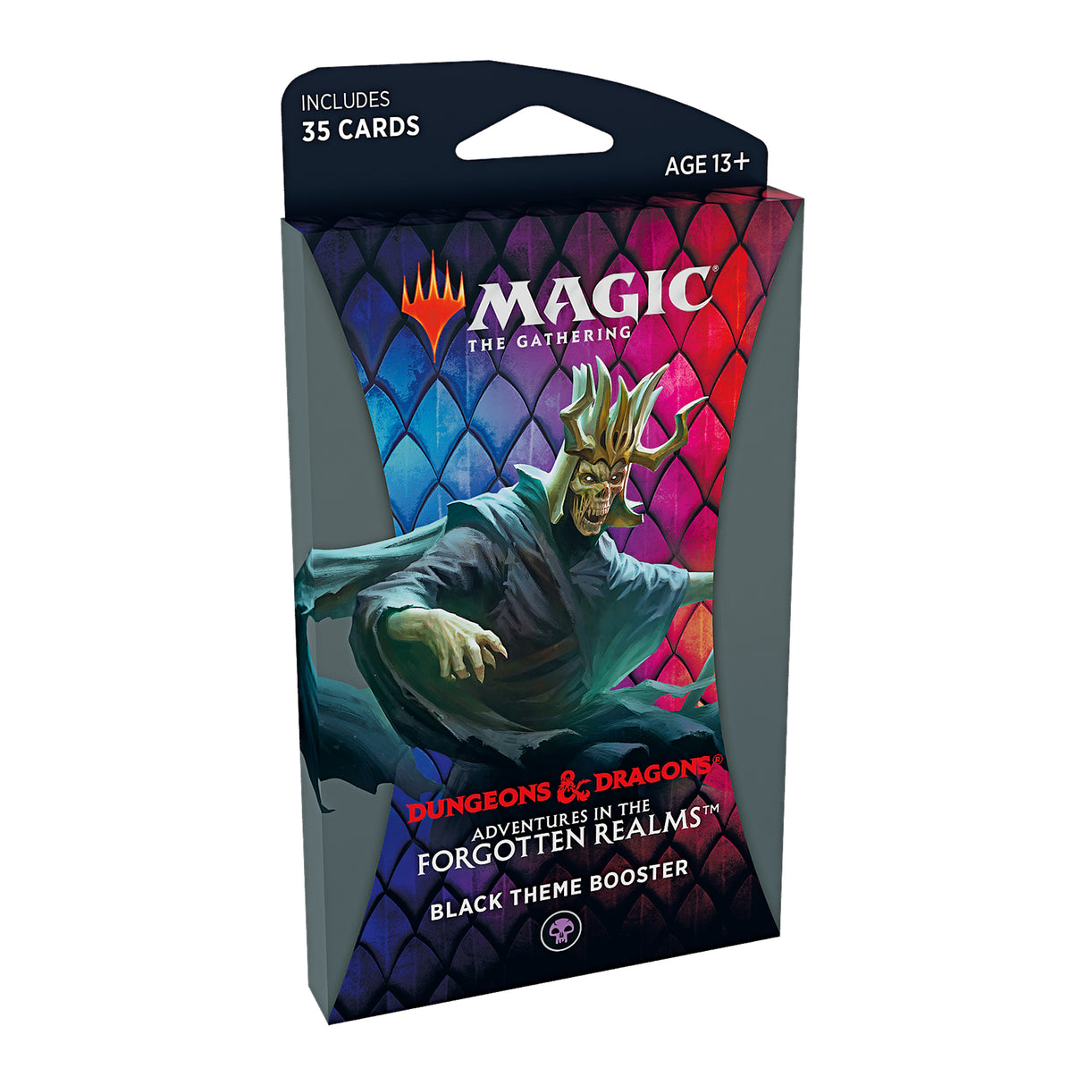 Magic: The Gathering Theme Booster featuring a dark, mystical character for C87500000-1