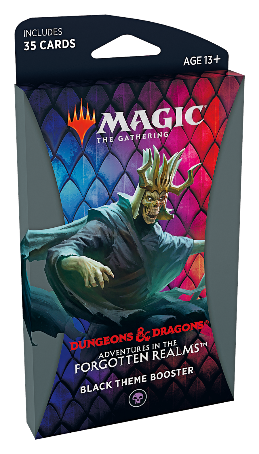 Card booster pack featuring a dark, menacing figure for Magic The Gathering C87500000-1