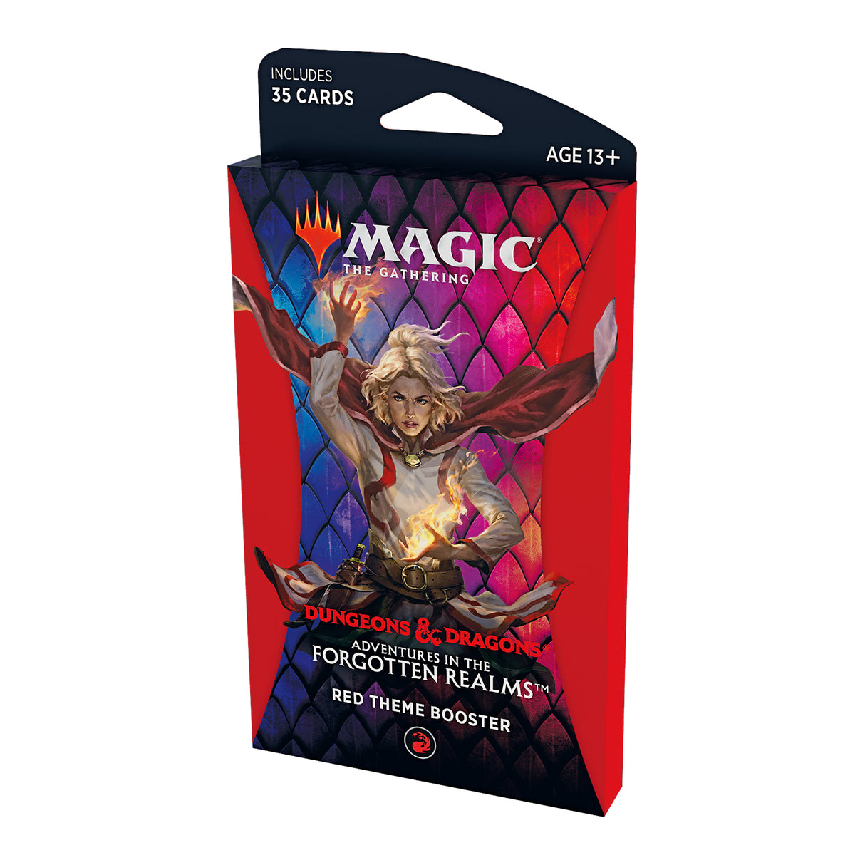 Magic: The Gathering red theme booster pack with 35 cards for C87500000-1