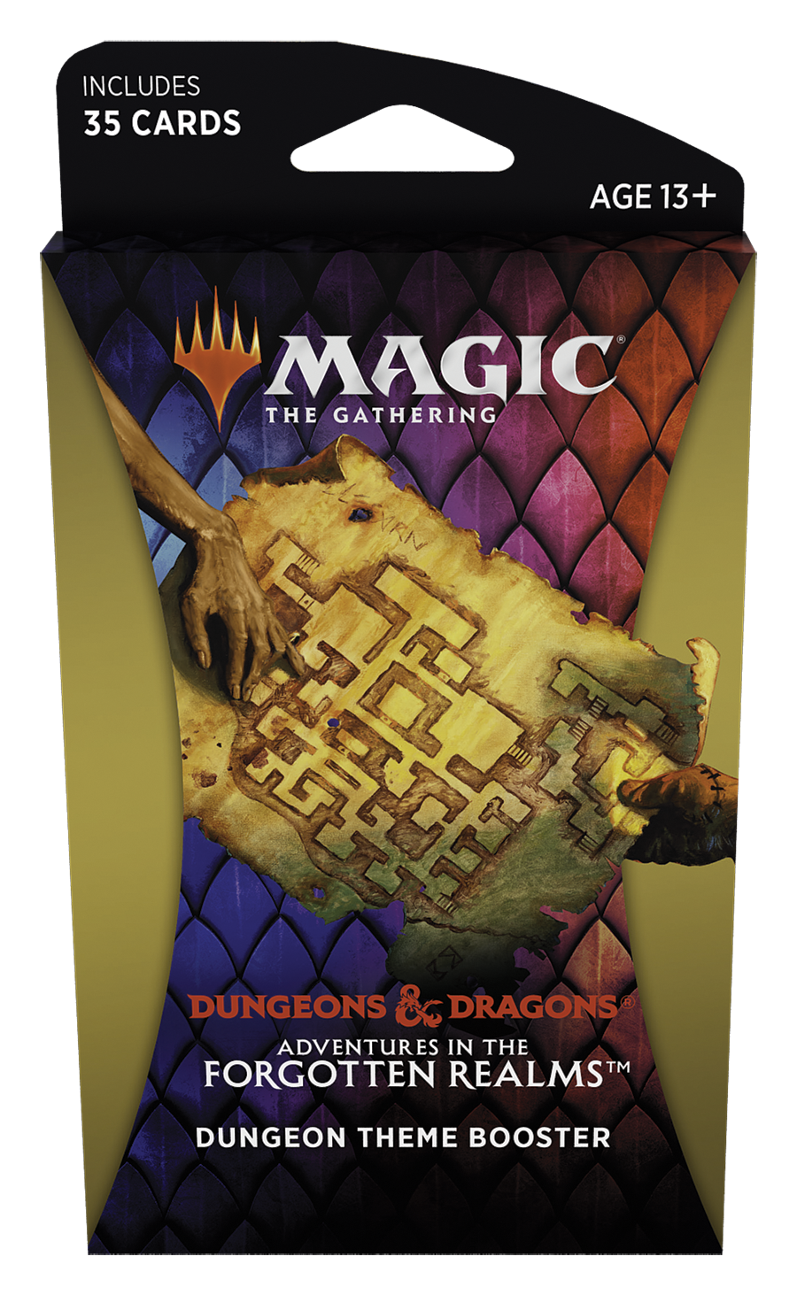 Card booster pack for Magic: The Gathering, featuring a dungeon theme for C87500000-1