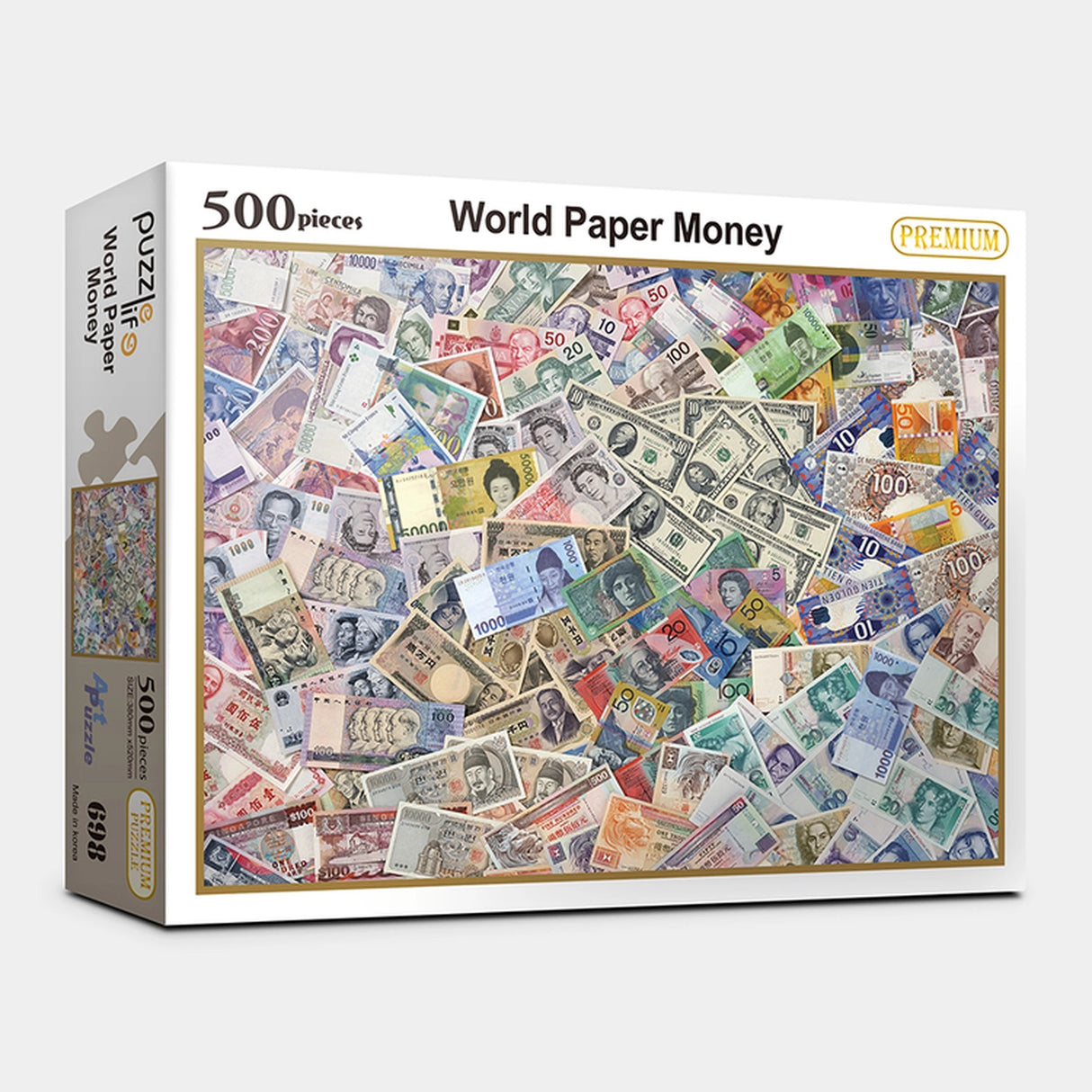 Paper Money 500 PC | PLF698 | PuzzleLife