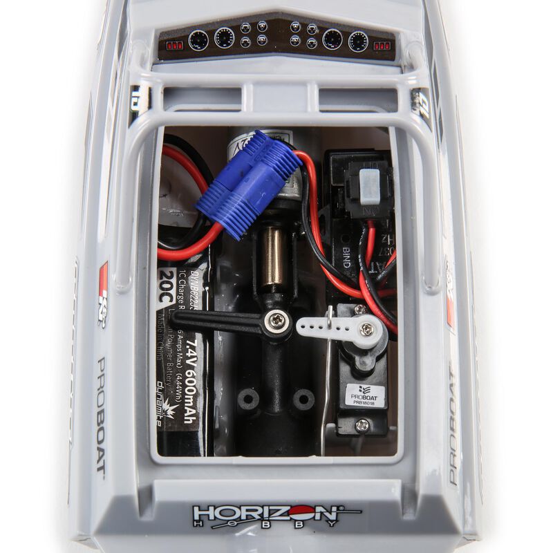 Sprintjet 9" Self-Righting Deep-V Jet Boat Brushed RTR, Silver | PRB08045T1 | Pro Boat