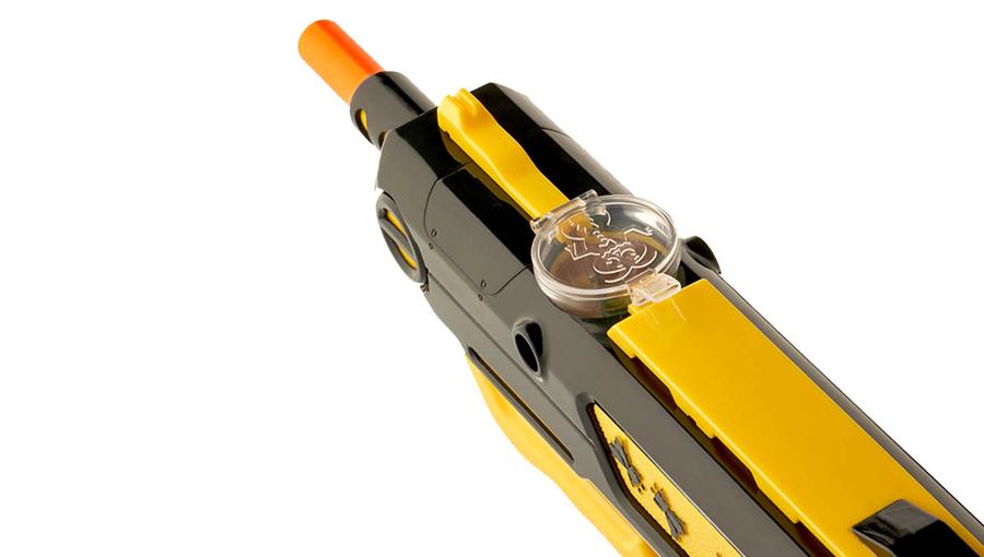 Yellow and black bug zapper with orange trigger for Bug-A-Salt BS2.5-RY