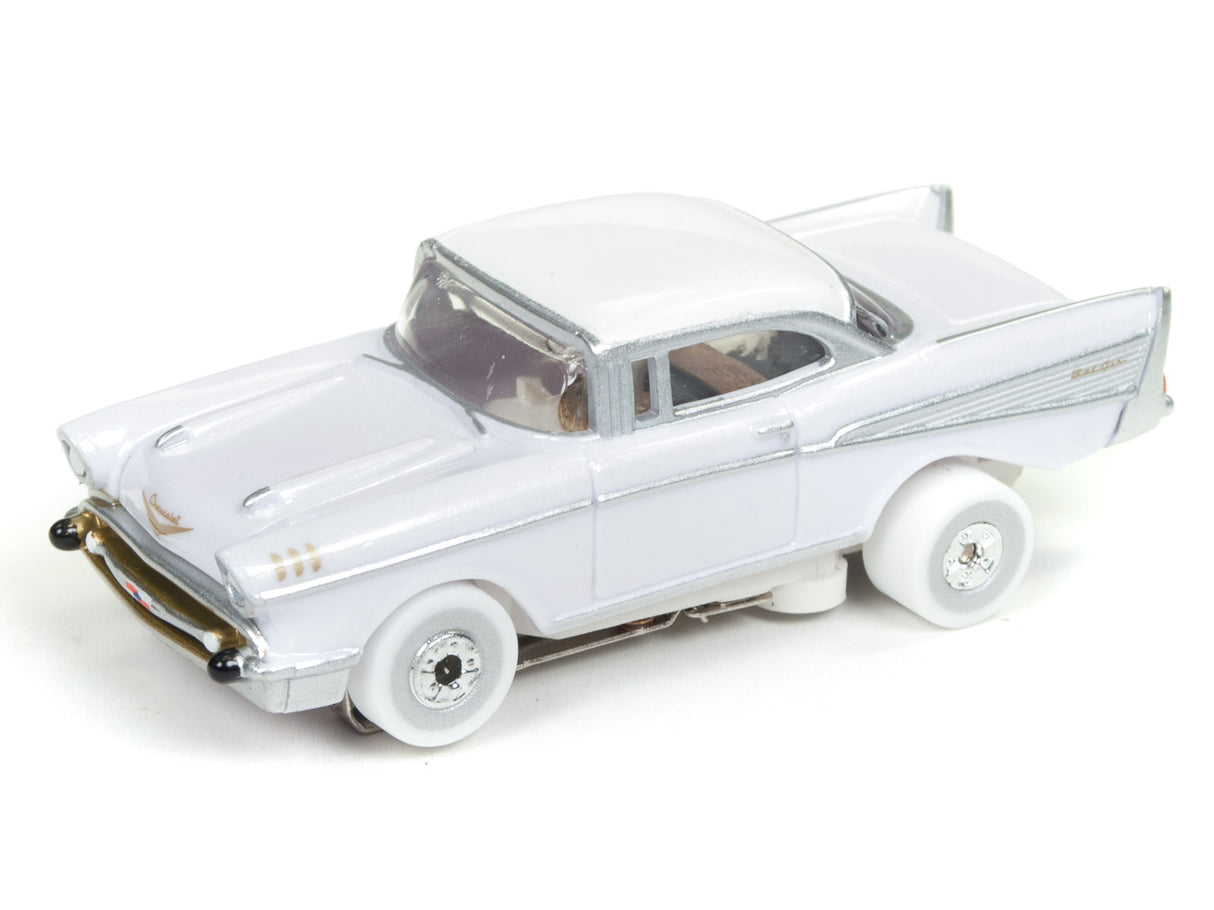 iWheels White 50's & Fins - Thunderjet - Release 22 | SC324 | 4 Cars-Auto World-1957 Chevy Bel Air (black) - SC334BELAIRBLACK-ProTinkerToys