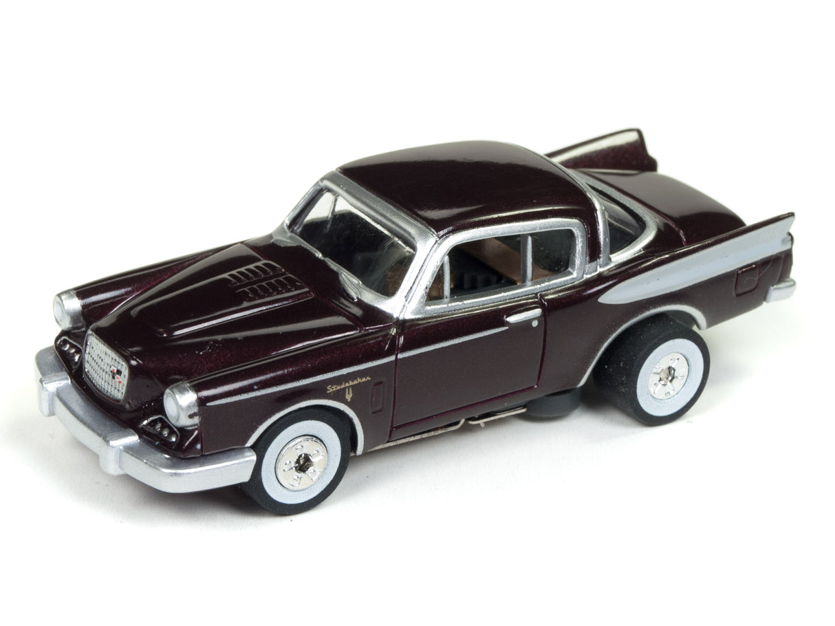 50's & Fins - Thunderjet - Release 22 | SC334-Auto World-1957 Studebaker Hawk (cherry) - SC334HAWKCHERRY-ProTinkerToys
