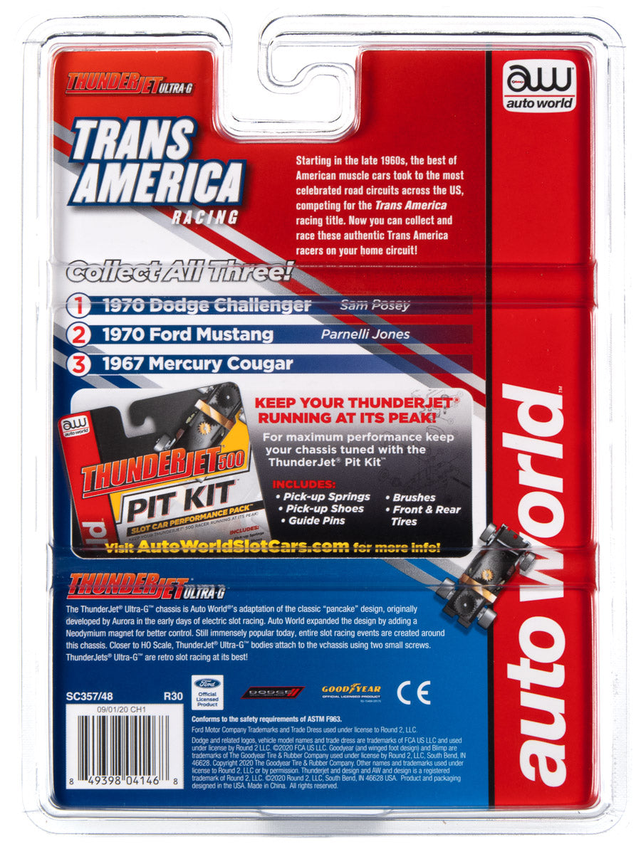 Trans Am racers set for Thunderjet release for Auto World SC357