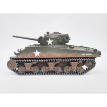 1/16 scale model of a Sherman M4A3 tank with a 75mm gun for IMEX TAG13040, rear view