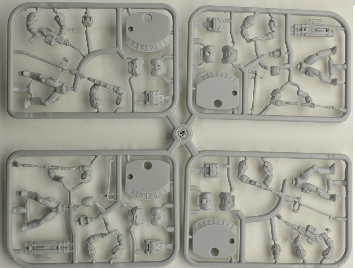 RoboGear Trooper Sprue (4 Figures) | 6014 | Robogear