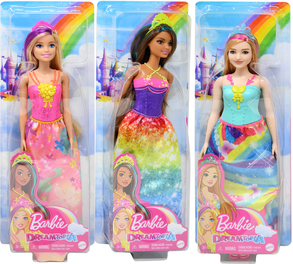 Mattel DP Barbie Core Dreamtopia Princess Asst 1/Ea | GJK12962A | Mattel